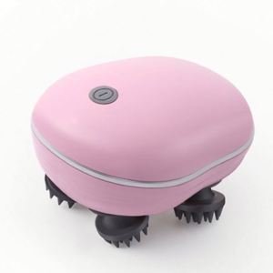 High Quality Eco-Friendly <b>Silicone</b> Silent <b>Scalp</b> <b>Massager</b> One Button Control Waterproof Rotation Head Spa Massage Home Travel Use - Product Image 2