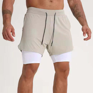 Customized Casual Men's Awrah Shorts Muslim <b>Mid</b>-Knee Elastic Waist Solid 100% Cotton Canvas Breathable Waterproof Eco-Friendly - Product Image 4