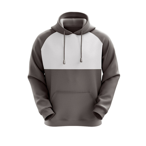 Sudadera con capucha de moda para hombre, color azul marino, con bloques de color, manga regular, con bolsillo canguro, estilo casual. - Product Image 2
