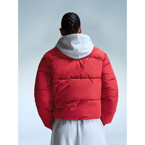 Chaqueta de Plumón para Mujer, Personalizada, con Capucha, Impermeable, Cortavientos, Cálida, Ligera, para Invierno, Ropa de Calle - Product Image 4