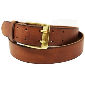 Cinturones de Cuero a la Moda, Accesorios para Hombre, Cinturón con Hebilla de Latón de Lujo de la Mejor Calidad, Cinturones Formales Hechos a Mano para Hombre, Gran Venta - Product Image 1