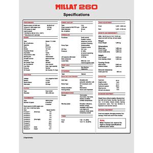 Tractor Massey Ferguson de Pakistán de bajo consumo de combustible MF 260 2WD 60HP Sistema hidráulico eficiente Implementos de elevación de bajo presupuesto - Product Image 6