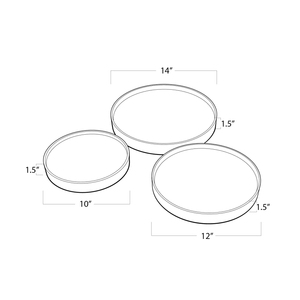 <b>Marble</b> and Brass Decorative <b>Tray</b> Modern Luxury Home Accessory with Scalloped Edges Stone Serving Plate Dishwasher Safe Party - Product Image 1