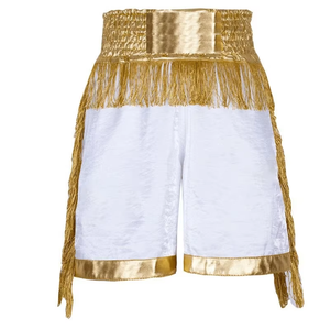 Pantalones Cortos de Boxeo Personalizables para Hombre y Mujer, Dorados y Plateados, para Muay Thai, MMA, Artes Marciales, Ropa Informal con Cintura Elástica, Talla XS, Servicio OEM - Product Image 5