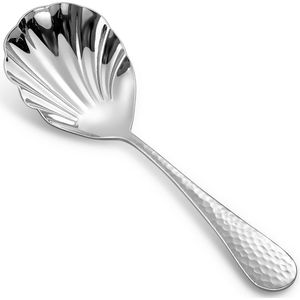 Serveur à riz en métal, outil de présentation alimentaire signature, conçu pour allier fiabilité et style de table sophistiqué - Product Image 4