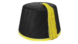 Fez Masónico Personalizado Bordado a Mano para Hija, con Estuche, Lana Negra, Cuatro Hileras de Pedrería, ¡Gran Oferta! - Product Image 3