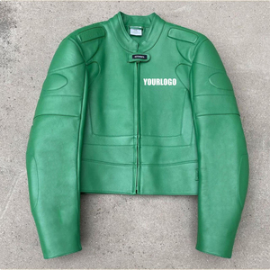 Premium Quality Casual Leather <b>Jacket</b> <b>Men</b> Custom logo Designer Blank Pure Plus Size <b>Men's</b> <b>Jackets</b> - Product Image 1