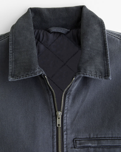 Top Trending Men's Washed Cotton Zip Up <b>Jacket</b> <b>Corduroy</b> Turn Down Collar Workwear Coats bomber <b>Jacket</b> - Product Image 4