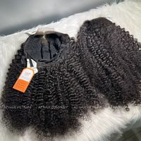 Pas cher Prix 13*4 HD dentelle Pixie bouclés perruques naturel vietnamien 150% densité Pixie bouclés perruques de cheveux humains pour les femmes noires