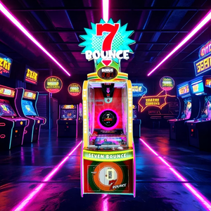 7 Bounce 1 Player Redemption Arcade Machine Ball Drop Skill Ticket Prize Coin Operated Game for Malls and <b>kids</b> Gaming Zone - Product Image 5
