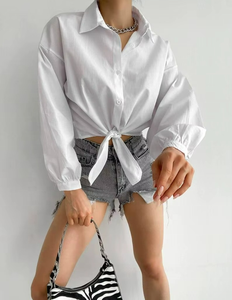 OEM/ODM Blusas y Camisas para Mujeres, Diseño Europeo y Americano, Anti-Pilling, Anti-Arrugas, Camisa de Vestir para Mujer de Negocios - Product Image 3