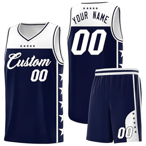 ชุดยูนิฟอร์มบาสเก็ตบอลแบบกำหนดเอง พร้อมโลโก้ทีม ชื่อ หมายเลข สำหรับวิทยาลัย มหาวิทยาลัย ฝึกซ้อม ออกกำลังกาย ชุดกีฬา โพลีเอสเตอร์ 100% พิมพ์ลายดิจิทัล สำหรับทุกเพศ - Product Image 1