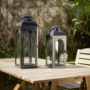 New Arrival Handmade Eco-Friendly Gravure Printed Metal Decorative Antique <b>Lantern</b> Hanging Ring Portable Christmas Decoration - Product Image 5