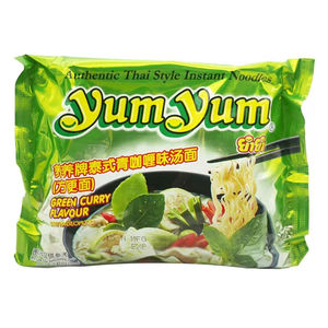 Yumyum Tom Yum Kung Fideos Instantáneos, Sopa de Camarones Picante y Ácida, Curry Verde en Bolsa - Product Image 3