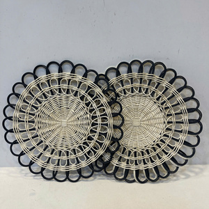 Traditional Rattan Round <b>Kitchen</b> <b>Accessories</b> Luxury Eco-Friendly Placemats 33mm - Product Image 3