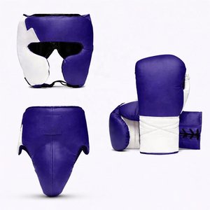 Mahmad Sports Wear – Nouvel ensemble d'entraînement et de sparring personnalisé avec logo imprimé, style coupé, en cuir professionnel écologique, fabriqué sur mesure pour la boxe - Product Image 2
