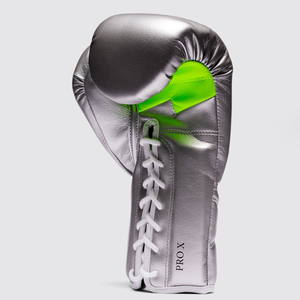 ถุงมือชกมวยพรีเมียม X Pro Fly หนังแท้ 100% ถุงมือชกมวยแบบผูกเชือก ป้องกันข้อมือ สำหรับฝึกซ้อมและใช้ในยิม - Product Image 5