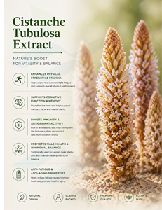 Suministro directo de fábrica HGO de extracto de Cistanche Tubulosa natural puro (grado alimenticio) Especificación 10:1 (extracto de proporción) - Product Image 2
