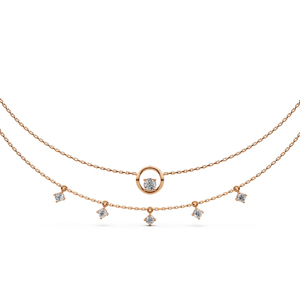 Collar Gargantilla de Cadena de Serpiente Chapado en Oro Rosa, Estilo Minimalista, Unisex, para Uso Diario - Product Image 2