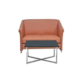 Conjunto de Asientos Extensibles Modernos para Recepción, Sofá de Tres Plazas, Dos Asientos Individuales, Terciopelo Marrón Intenso, Estructura de Madera Maciza para Hogar u Oficina - Product Image 1