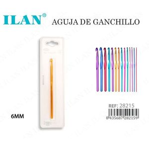 Uncinetto Ilan 6mm in Alluminio, Strumento per Lavoro a Maglia - Product Image 3