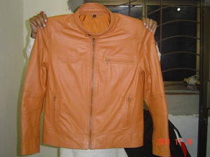 Chaqueta de Cuero de Oveja Suave de Alta Calidad para Hombre, Estilo Retro Personalizado, 'Stone Worn', Corte Ajustado, Gruesa, Informal, Formal, de Invierno - Product Image 4
