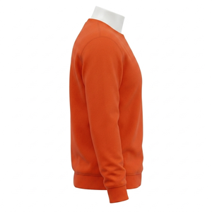 เสื้อฮู้ดผู้ชายสีส้ม ผ้าฟลีซ 100% คอตตอน ทรงปกติ สำหรับฤดูหนาว คุณภาพสูง แห้งเร็ว ระบายอากาศได้ดี รับสั่งทำ - Product Image 3