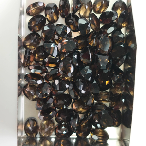 Natural Brown Smoky Quartz 8x6MM Oval Cut Best Quality Custom Acceptable Loose Gemstone for Jewelry Making - Product Image 3