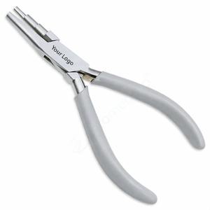 คีมดัดลวดแบบสามขั้นตอน OEM พร้อมหัวโค้งสำหรับทำห่วง  รับทำโลโก้ตามสั่ง  เครื่องมือขึ้นรูปเครื่องประดับหลายขนาด - Product Image 4