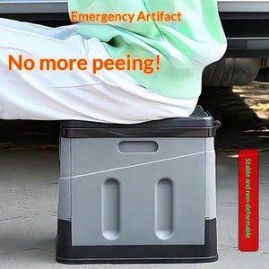 Inodoro Plegable para Coche, Inodoro Portátil para Acampar al Aire Libre, Inodoro Móvil Antiolores, Inodoro de Emergencia para Viajes en Auto - Product Image 5
