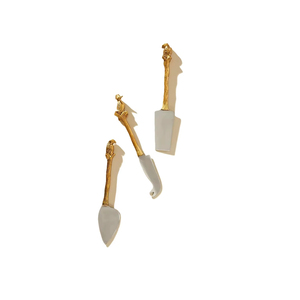 Perfect Design Stainless Steel Cheese Knife Resin Cheese Knife MOP Cheese Knife <b>Wood</b> Cheese Knife At very low factory Price - Product Image 1