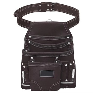 Professional Best Quality <b>Tool</b> Bag With Belt for Sale Premium Quality Men's PU <b>Leather</b> <b>Tool</b> Kit Belts - Product Image 1