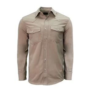 Camisa de Trabajo de Algodón Personalizada para Mecánico, Manga Corta, Uniforme Industrial con Protección Antiencogimiento, Ropa de Trabajo para Taller de Reparación de Automóviles, OEM - Product Image 3
