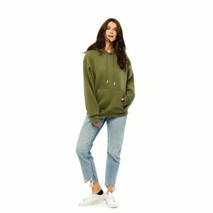 Sudadera con Capucha Personalizada de Algodón y Poliéster Verde Oliva, Fabricante OEM ODM, Proveedor, Fábrica, Venta al Por Mayor, Etiqueta Privada - Product Image 2