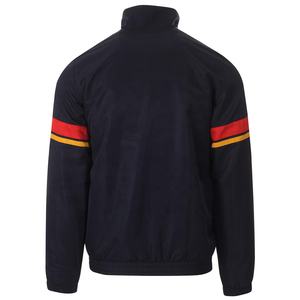 Chaquetas deportivas para hombre con cremallera completa, chaquetas para correr, nuevo diseño, Color negro, logotipo personalizado, ropa transpirable OEM ODM para hombre - Product Image 3