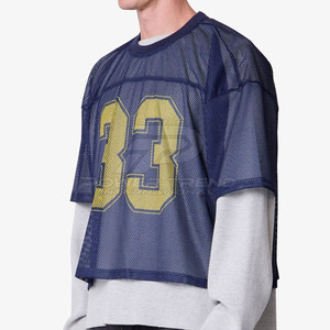 Wholesale Custom Design <b>Mesh</b> Football Jersey Breathable Polyester Sports Uniform For Football Club And School Team - Product Image 3