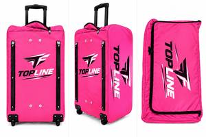 Custom logo hockey <b>bag</b> Field hockey Pink Wheeled Sports <b>Duffle</b> <b>Bag</b> <b>With</b> Handle And <b>Wheels</b> Fabric Travel <b>Bag</b> For Gym And Outdoor - Product Image 6