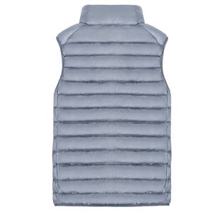 Custom <b>Men's</b> Thicken Classic Quilted Gilet Puffer Vest Outwear <b>Waistcoat</b> Stand Collar Solid Color Side Pockets <b>for</b> Winter - Product Image 2