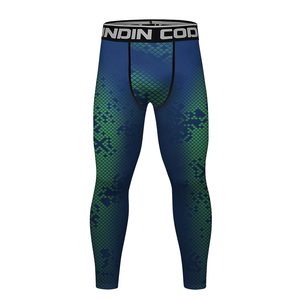 Pantalon cargo bleu à taille élastique avec plusieurs poches, coupe droite décontractée, respirant, en toile mi-lourde - Product Image 5