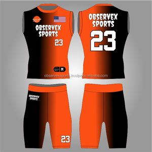 Maillots de flag football 7v7 à compression légère, couleurs personnalisées et marquage du club, uniformes 7on7 - Product Image 1