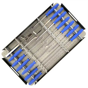 Azicon's ACL/PCL Reconstruction <b>Knee</b> Arthroscopy Instrument Set Ligament Graft Tunnel Drilling Guide Reamer Punch Tool Hardware - Product Image 6