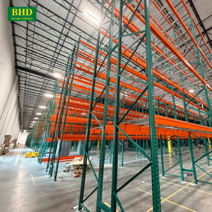 BHD Heavy Duty Steel Selective Pallet <b>Rack</b> 5 Layer Teardrop Adjustable Warehouse Storage Racking System Galvanized - Product Image 6