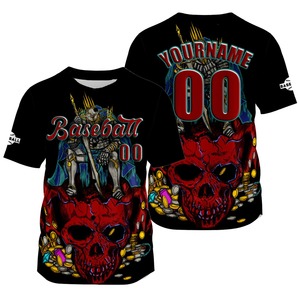 OEM Baseball Jersey Cheap Custom Embroidery Logo Sublimation <b>Strip</b> Design Men Baseball Jersey - Product Image 1