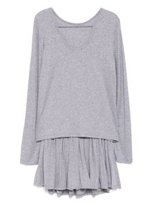 มินิเดรสปักลายโลโก้พร้อมเชือกผูก - Product Image 4