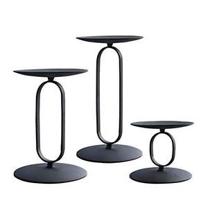 Stylish Metal Candle Holder Decorative <b>Dining</b> <b>Table</b> <b>Ornament</b> Modern Interior Accent Piece - Product Image 3