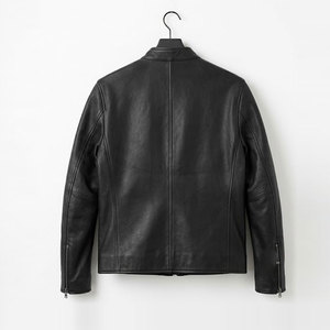 Heavy Duty Leather Winter <b>Jacket</b> For <b>Men</b> Genuine Leather <b>Warm</b> <b>Jacket</b> Comfortable Durable Outerwear For Outdoor - Product Image 3