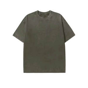 High Quality Men's Oversized Cotton T-Shirt Custom Blank Heavyweight Quick Dry Breathable - Product Image 4