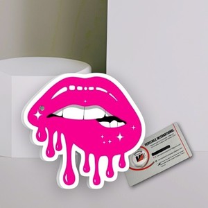 Nouvel Arrivage Plaques Magnétiques en Acrylique pour Extensions de Cils, Motifs Lèvres Scintillantes, Fleur, Diamant, Papillon, Marque Privée - Product Image 4