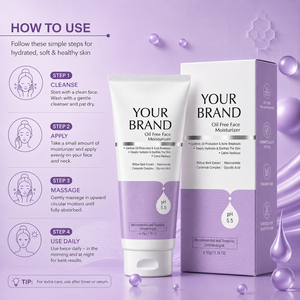 Hydratant Visage Sans Huile OEM pour l'Hydratation, le Contrôle du Sébum et les Soins Quotidiens Légers de la Peau - Product Image 4