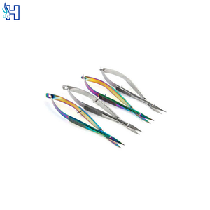 Premium Heavy Duty Spring <b>Scissors</b> <b>Nail</b> Cuticle Trimming Sharp Stainless Steel Curved Blades Steel Handle Precision Non-Foldable - Product Image 1